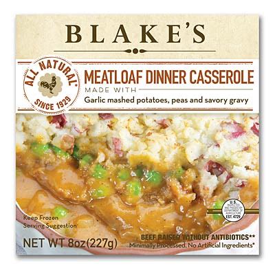 Look for clear running juices to know that your meatloaf is done. Blake's Meatloaf Dinner Casserole - Healthy Frozen Dinners ...