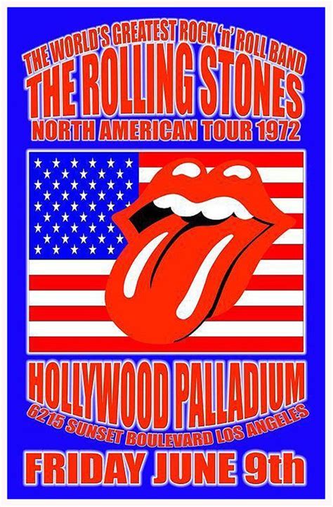 Shop affordable wall art to hang in dorms, bedrooms, offices, or anywhere blank walls aren't welcome. Rolling Stones 1972 Los Angeles | Concert posters, Rolling ...