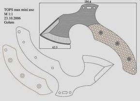 Para imprimir la plantilla, simplemente haga clic en la imagen de arriba para abrir la versión de tamaño completo de la plantilla. Moldes de Cuchillos | Plantillas para cuchillos ...