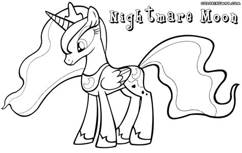 Princess celestia is an alicorn and the former ruler of equestria, she has the responsibility to raise the sun.an alicorn is a unicorn or unicorn with wings. 26. NightmareMoon (With images) | My little pony coloring ...