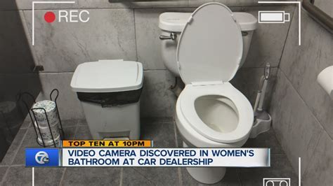 Discover everything travel can be. Camera found in women's bathroom at car dealership - YouTube