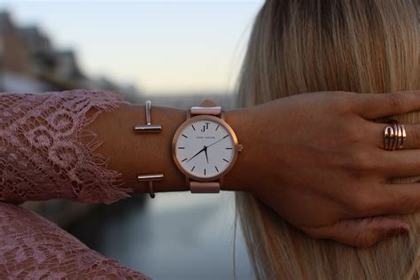 Wrist watch store specializes in more than just selection and price; Rose Gold and Blush Women's Watch - The Noosa. John Taylor ...