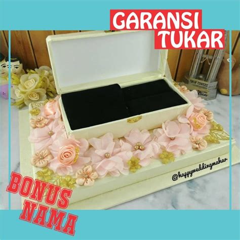 Menyuruh untuk membuatkan cincin dari emas. Jual kotak mahar pernikahan hantaran cincin & perhiasan ...