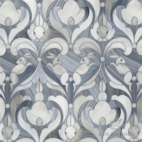 New ravenna is america's premier designer and manufacturer of stone and glass mosaic tiles for both. Hare Apparent, a waterjet glass mosaic, shown in ...