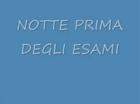 Fulvio lucisano, federica lucisano, giannandrea pecorelli. Notte prima degli esami Antonello Venditti Accordi e Testo