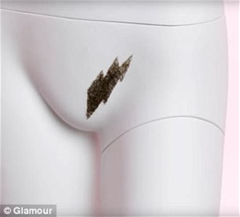 When it comes to your pubic hair, gone are the days of the traditional bikini line wax or even the full the design has to be cute and small. she has created arrows, lightning bolts, and martini glass. Glamour video shows evolution of ladies' pubic hair care ...