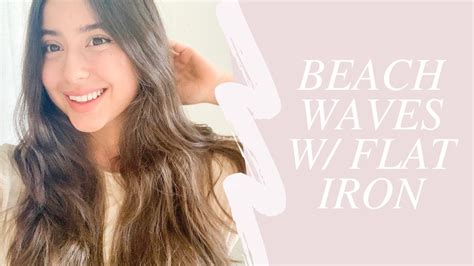 You have gorgeous volume, you can style your hair as you wish, and your style holds up better and longer. WAVY BEACH HAIR WITH FLAT IRON 🌊 - YouTube