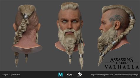 This can ranges from head hair, beards to tattoos in many places where you can add them. ArtStation - Assasin's Creed Valhalla - Hair, Linyao ...