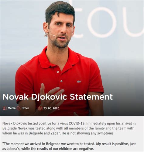 The official site of casper ruud. Djokovic og kona er begge korona-smittet - Tennis Norge