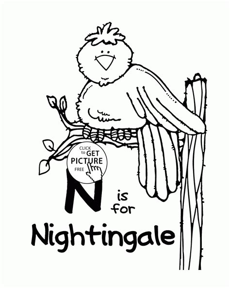 What's the best way to color the letter n? Letter N - Alphabet coloring pages for kids, Letter N ...