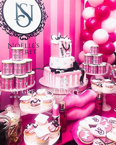 Contact us by email to obtain control of this profile. Victoria's Secret sweet table for Noëlle's 13th Birthday ...