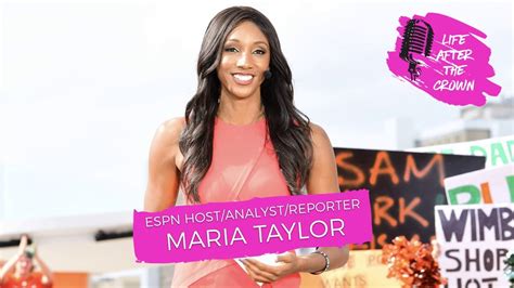 She tweeted at him just after midnight, challenging him to bring his sexist opinions to. ESPN Host/Analyst/Sideline Reporter Maria Taylor - Life as a Sports Broadcaster at ESPN and How ...