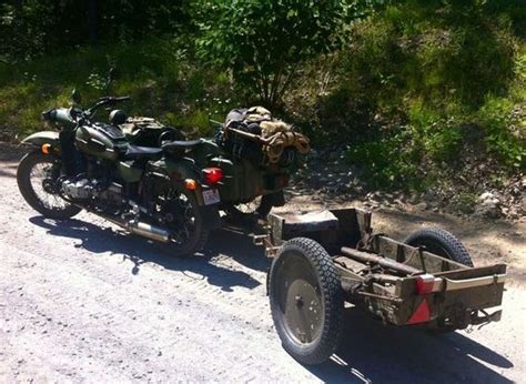 Bike trailer towing dolly motocross motorcycle motorbike carrier. ural motorcycle towing trailer - Google Search | Ural ...