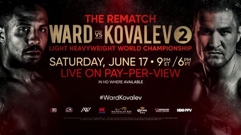 The free fights will see youtubers ryan johnston and landon. Ward vs. Kovalev 2 - June 17 on HBO Pay-Per View - YouTube