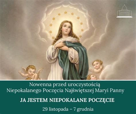 Prawda o niepokalanym poczęciu maryi jest dogmatem wiary. NOWENNA PRZED UROCZYSTOŚCIĄ... - Świątynia Opatrzności ...