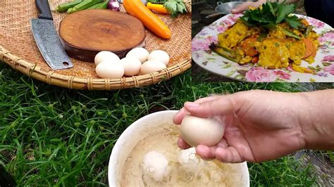 Telur ayam cemani memiliki warna dan konon pemberian nama cemani untuk ayam jenis ini sejak jaman majapahit. Masak telur ayam kampung - YouTube