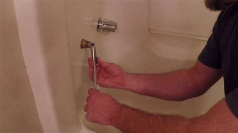 I really should say, the principles of changing out a faucet are simple. how to fix dripping faucet tub/shower leaking - YouTube