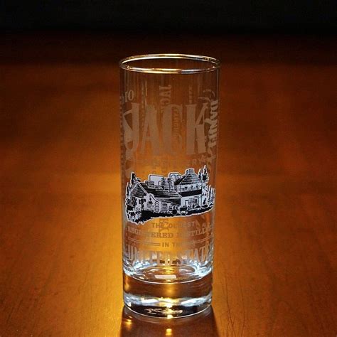 Probably the most famous snifter ever made. Jack Daniel's Silver Rimmed Distillery Glass | Jack ...