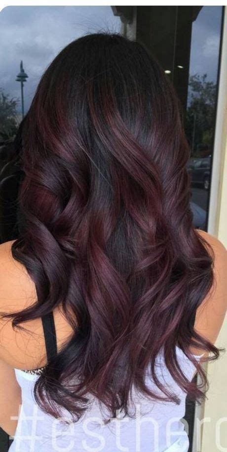 Burgundy is back!hair colour details:arual' hair dyes and developpers6. Donkerrood bruin haar