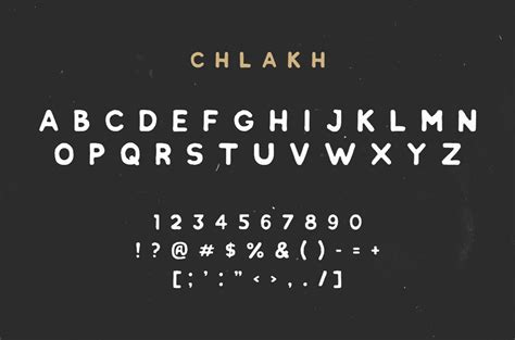 However, you can't sell the fonts on their own. Chlakh Free Font