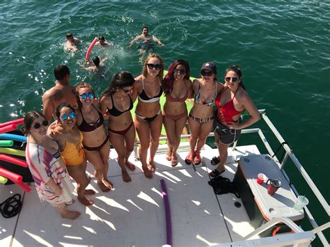 Preparties often turn into small parties themselves. It's always a party in Devil's Cove with Lake Travis Yacht ...