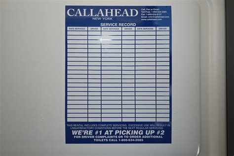 We will then dispatch a. The Latrine Portable Toilet by CALLAHEAD 1.800.634.2085