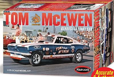 $28.99 $17.99 * currently unavailable. Polar-Lights Tom Mongoose McEwen 1969 Barracuda Funny Car ...