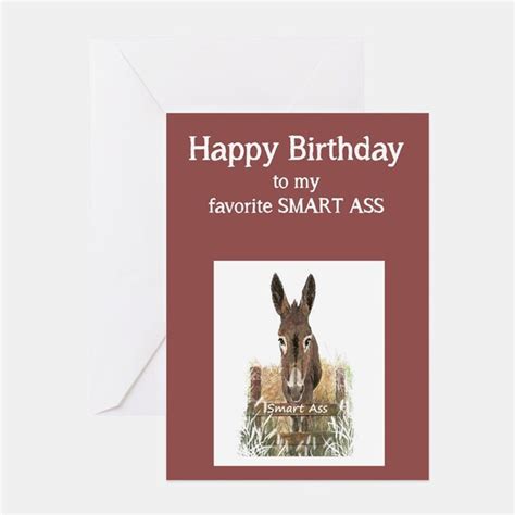 Clever Happy Birthday Quotes Donkey Greeting Cards Card Ideas Sayings ...