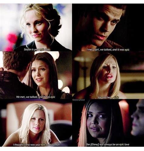 The following is a list of quotes from the fifth season the vampire diaries. Image de epic, true love, and tvd (With images) | Vampire ...