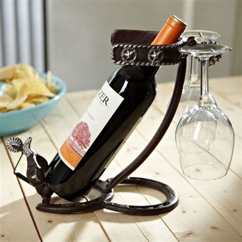 Der grund hierfür ist simpel: Horseshoes And Spurs Wine Bottle Holder Also Holds Two ...