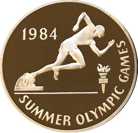 Lors de la création des jeux olympiques. 10 dollars Jeux olympiques d'été Los Angeles 1984 ...