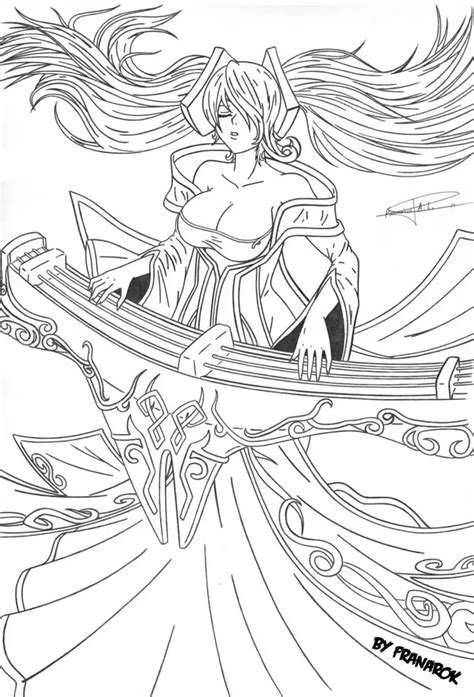 See more ideas about coloring. Sona (League Of Legends) coloring, Download Sona (League ...