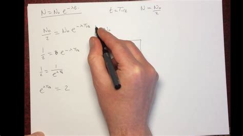 Next, calculate the decay constant. A-Level Physics Unit 3.5 - Derivation of relationship ...