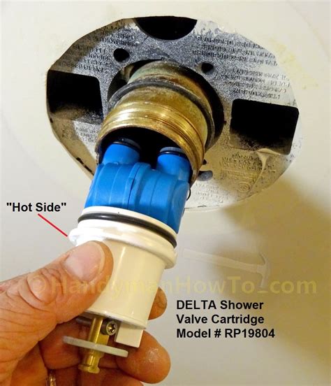 This may be in an access panel on the wall behind the shower or you may have to shut off the main line. Delta Shower Faucet Cartridge Puller