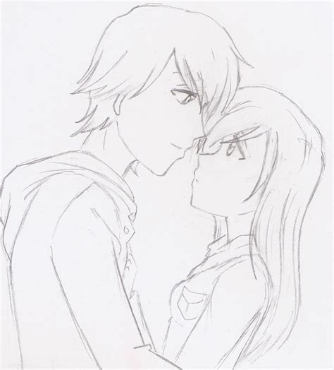 Image of couple kissing sketch images stock photos vectors. Anime love by ElienxXxKitty on DeviantArt