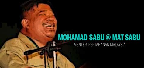 Yb haji mohamad sabu atau lebih dikenali sebagai mat sabu (lahir 14 oktober 1954) adalah bekas menteri pertahanan malaysia. Apa muslihat Mahathir lantik Mat Sabu sebagai Menteri ...