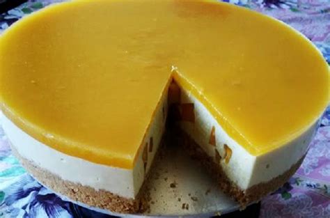 This no bake mango cheesecake is a classic example of what started out as a cruisy week ending up in a whirlwind of mango. Resepi Mango Cheesecake Meletup di Mulut - Saji.my