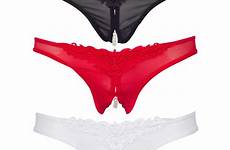panty underwear panties thong sexy crotchless lace pearl womens pack walmart applique angelique