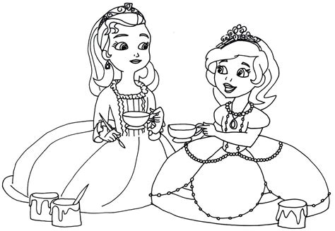 She changed her behavior after she ripped her ball gown. Sofia the First Coloring Pages - Best Coloring Pages For Kids
