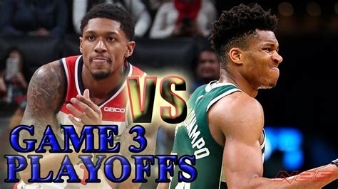 Nba live playoffs 2018 milwaukee bucks vs boston celtics in full nba game highlights action in game 4 of the 2018 nba. Milwaukee Bucks vs Washington Wizards - Full Game - FIRST ...