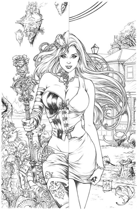 Dress up and play with all your favorite princesses from fairy tales and cartoons. WONDERLAND #12 COVER by MIKE KROME, in MGA-MICHAEL ...