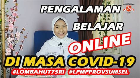 Sejak akhir maret lalu, vincent dan adiknya, wilson, yang duduk di kelas 3, belajar di rumah dengan menyaksikan tayangan tvri, sesuai instruksi dari sekolah mereka yaitu sd. PENGALAMAN BELAJAR DI MASA COVID-19 - YouTube