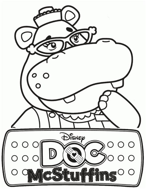 Doc hudson (cars) colouring page. Doc Mcstuffins Christmas Coloring Pages - Coloring Home