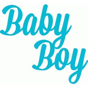 Download Silhouette Design Store - View Design #44058: baby boy script