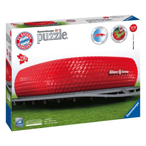 2 часа назад 2 часа. 3D Puzzle Allianz Arena | Offizieller FC Bayern Fanshop