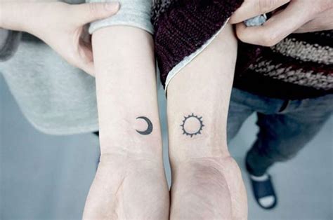 Couples that travel together, stay together. 34 Matching Couple Tattoos All Lovers Will Appreciate ...