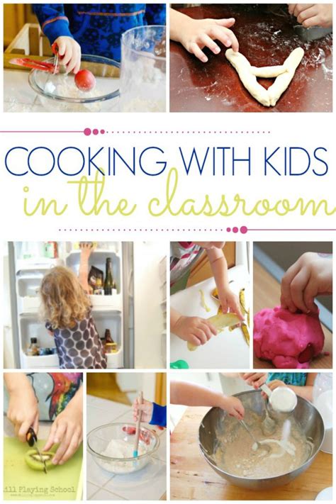 Clay (small amount for each child), one pine cone for each child, colored paper and scissors, googly eyes, glue. 25+ Recipes, Ideas and Tips for Cooking with Preschoolers ...