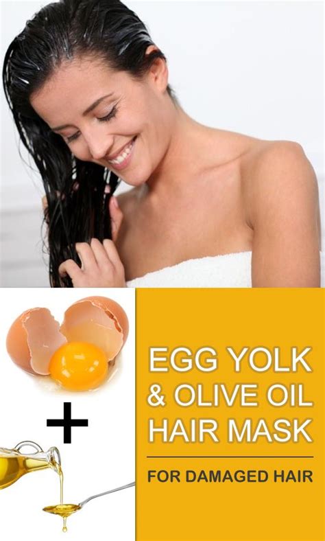 Whether you use the white part or the yellow part of the egg on your hair, you are going to get rid of your hair woes without any doubt. DIY Egg Yolk and Olive Oil Hair Mask | Olive oil hair mask ...
