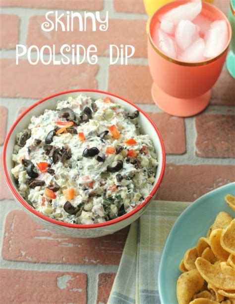 Any season, you name it and we've got this dip out for family gatherings and any occasion we can think of. Skinny Poolside Dip - Clever Housewife