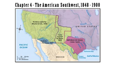 Regional definitions vary from source to source. Mexicanos, ch. 4 the american southwest, 1848 - 1900